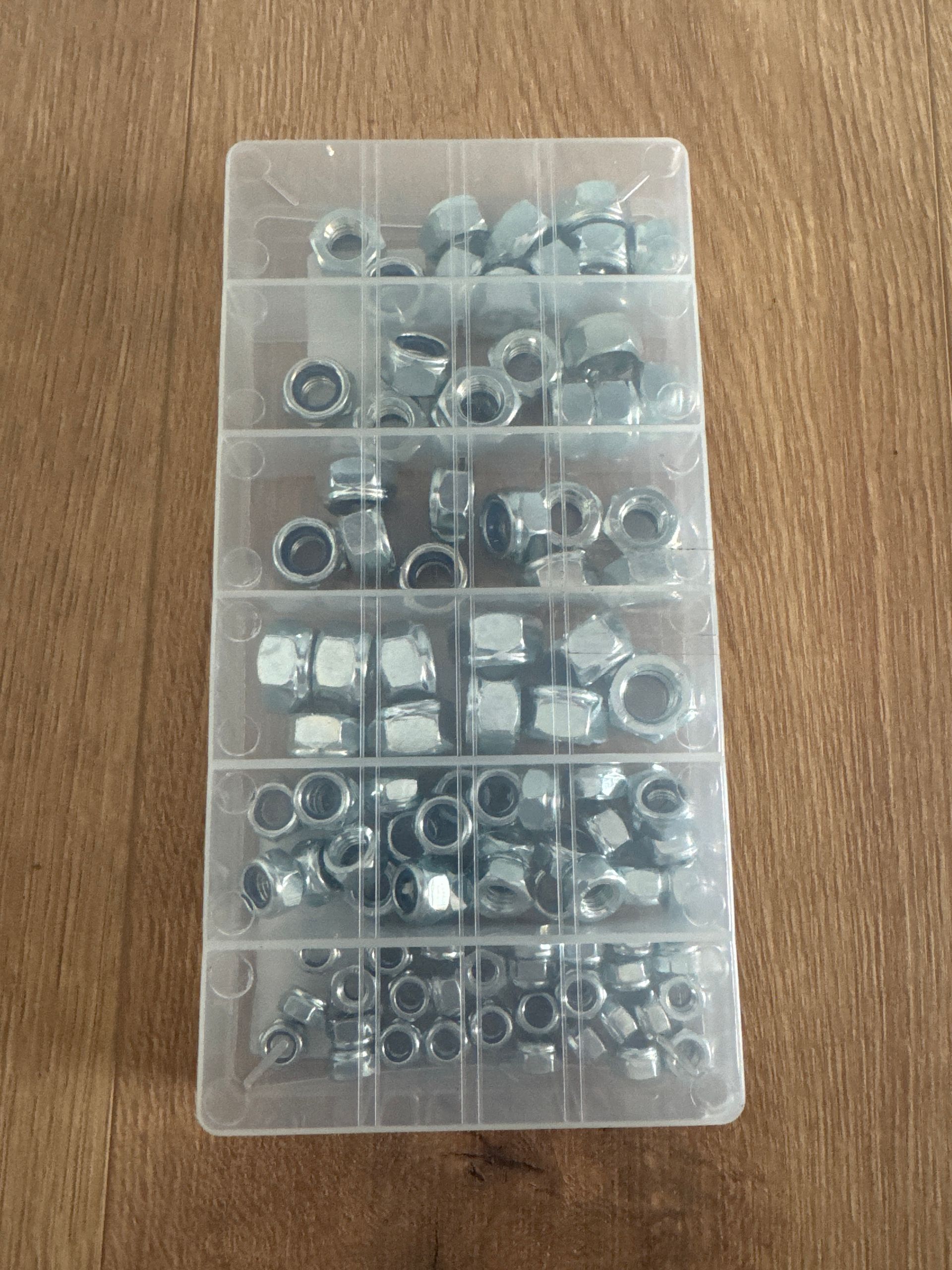 BikeTek Nylon Locknut 100pc Ass Kit