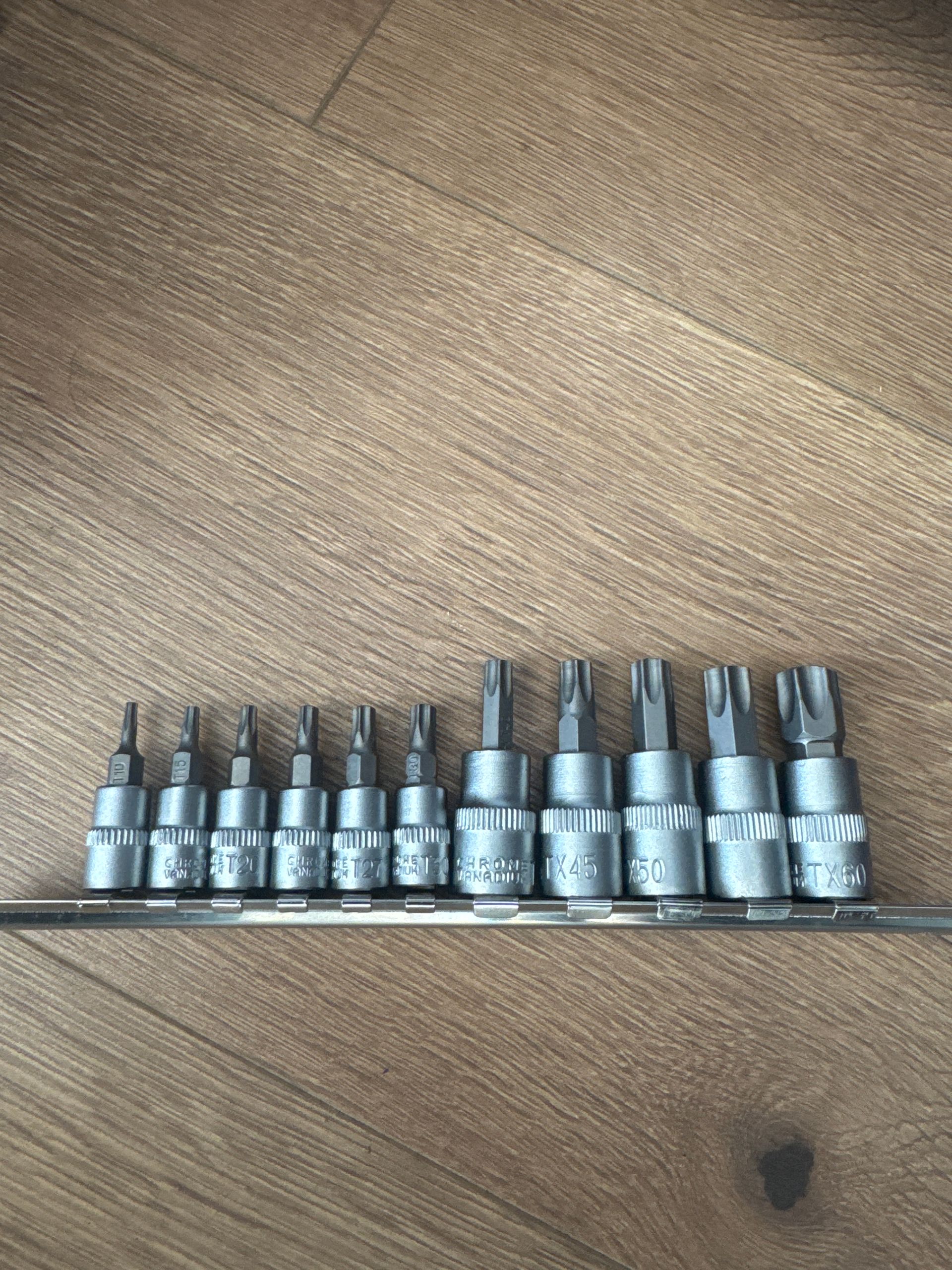 11pc star bit socket set