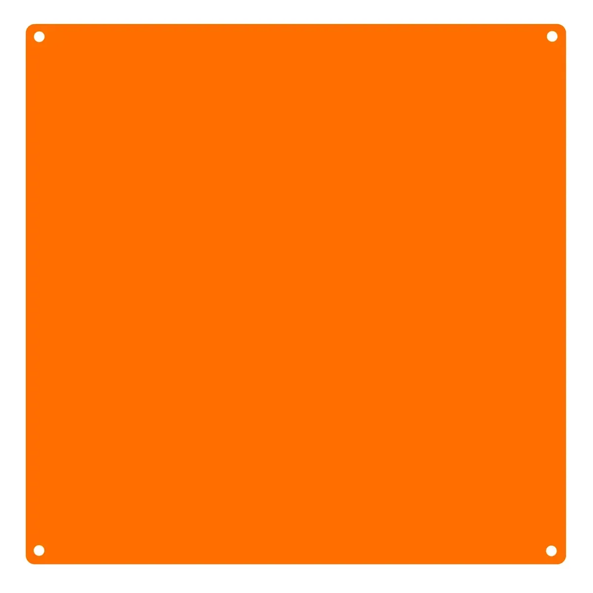 Pyramid Acrylic Backing Orange