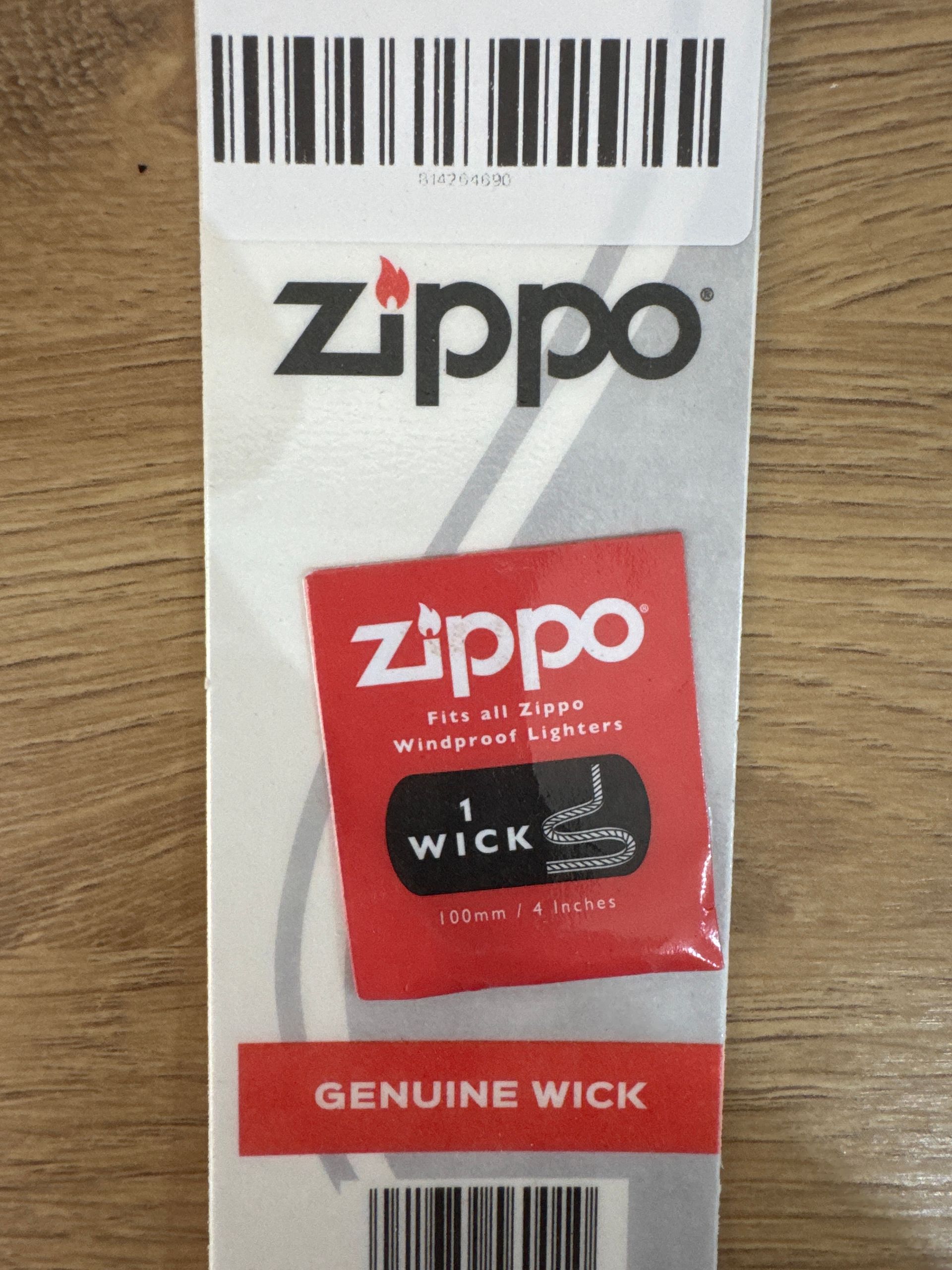 Zippo Wick Card
