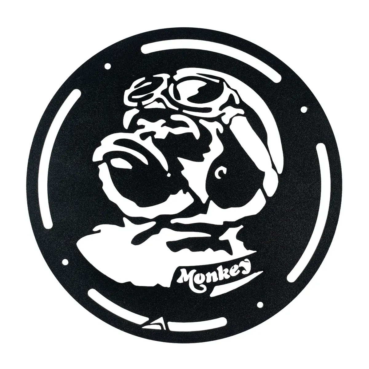 Pyramid Metal Plaque Honda Monkey Emblem