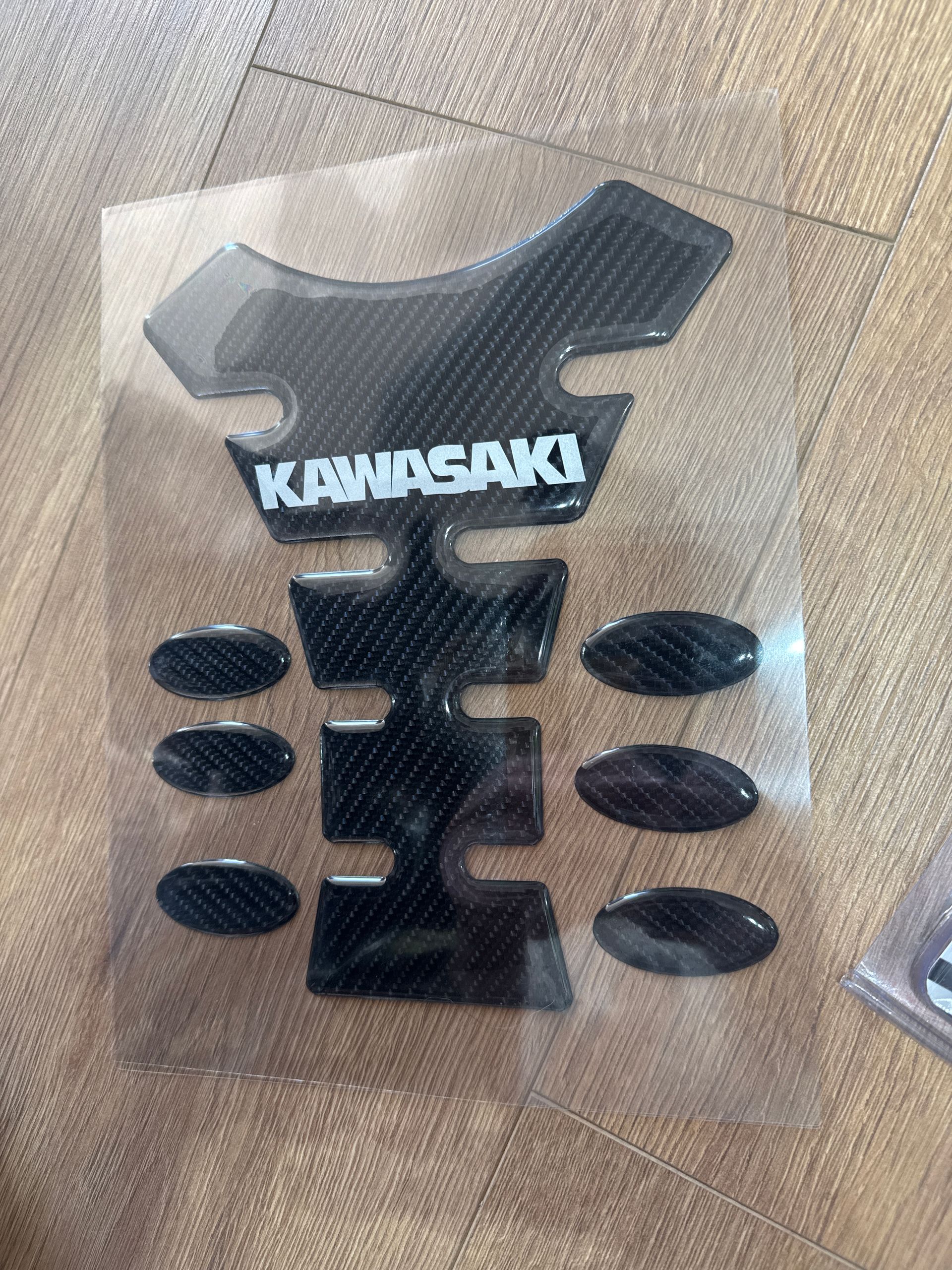 Carbon Effect Tank Pad Kawasaki