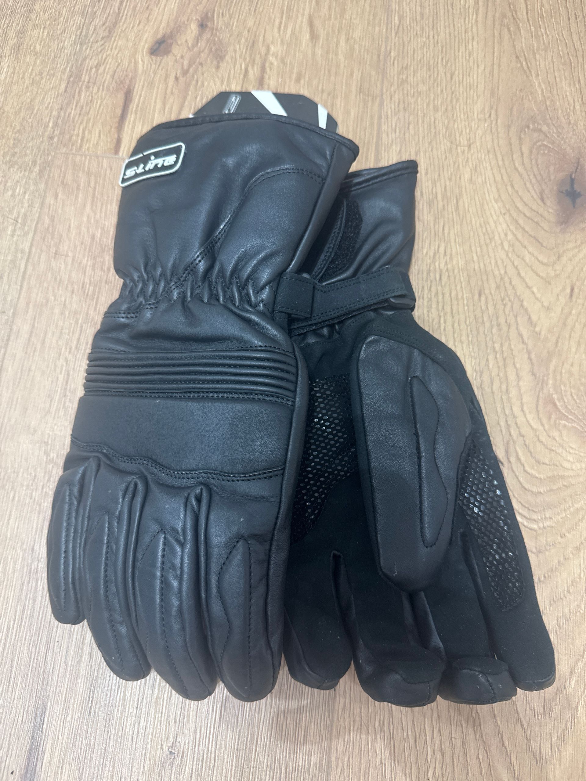 GLOVE BLACK LEATHER LARGE GAN820L