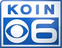 KOIN 6 logo: blue and white, CBS eye,