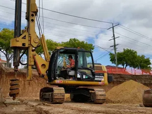 Drilling Heavy Equipment — Toorak, VIC — A Access Piling and Rock Drilling Drilling Heavy Equipment — Toorak, VIC — A Access Piling and Rock Drilling