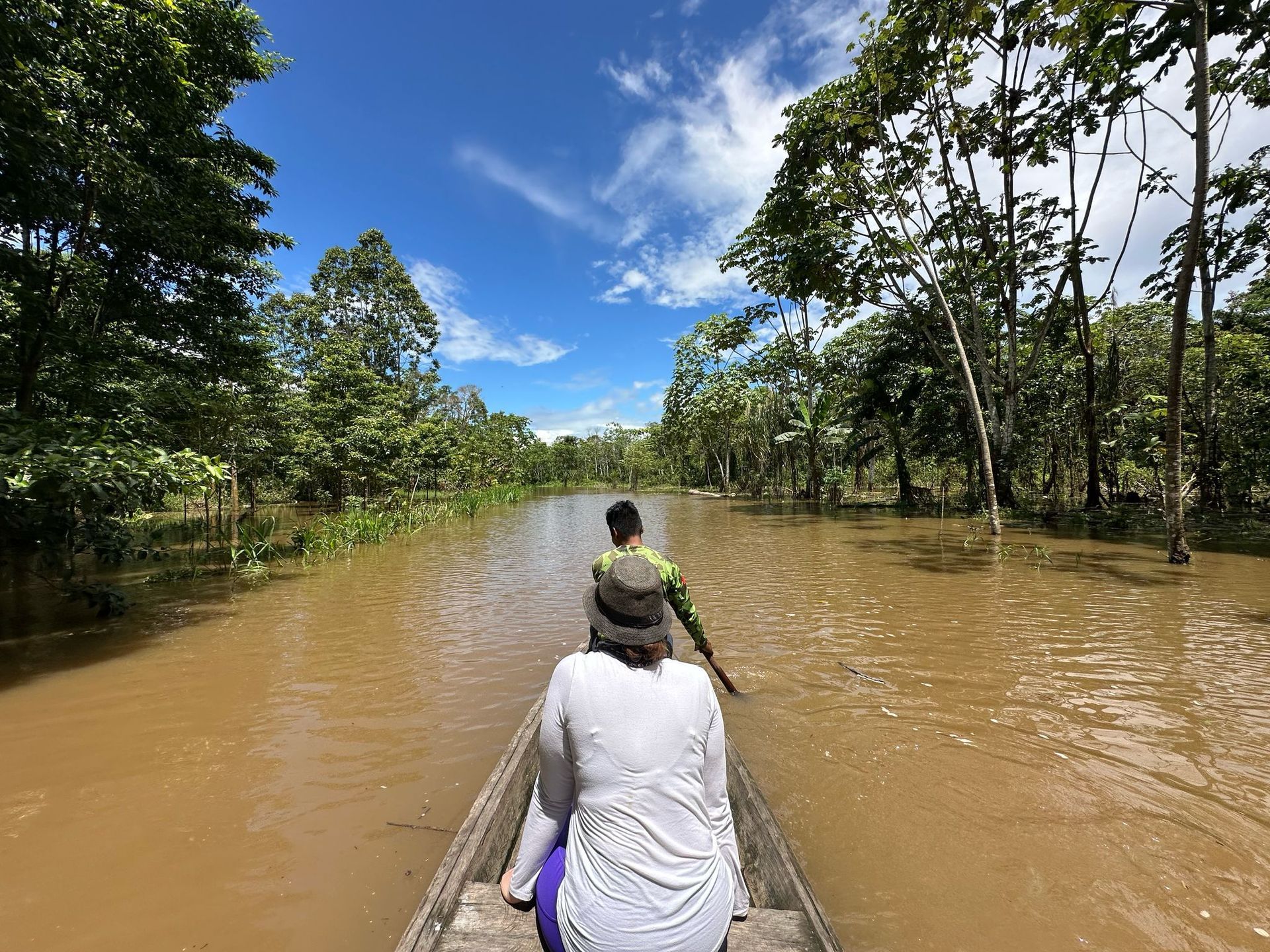 Jungle trekking and flooded forest tour Puerto Nariño Amazon