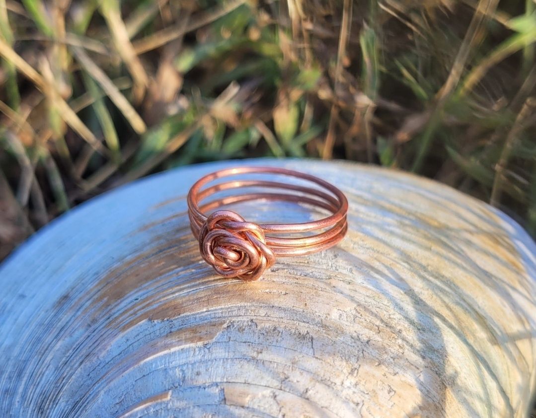 Copper Rose Ring