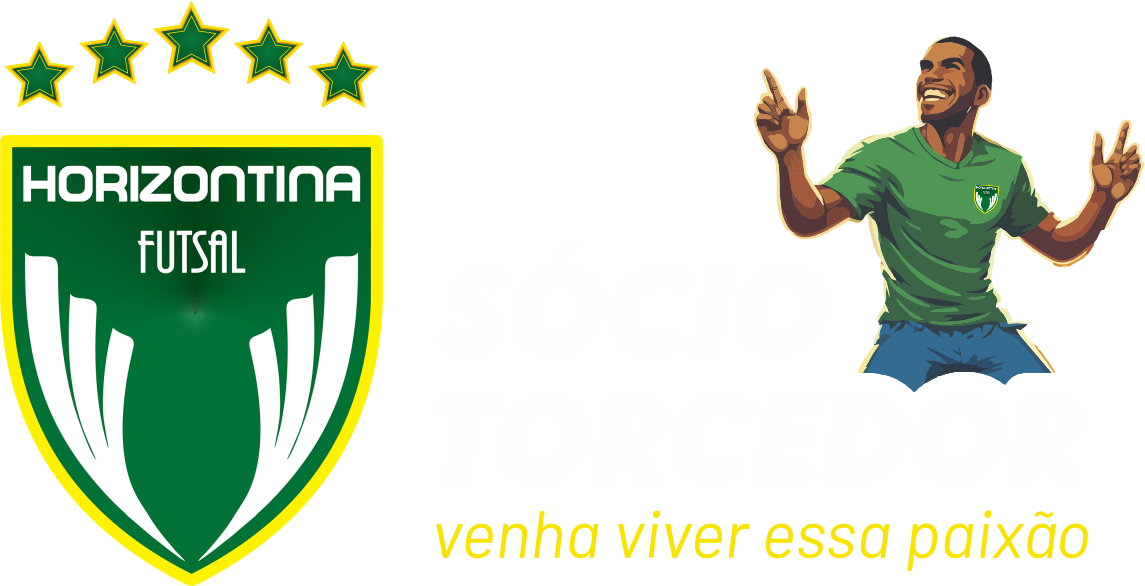 Um logotipo para o Sócio Torcedor futsal Horizontina