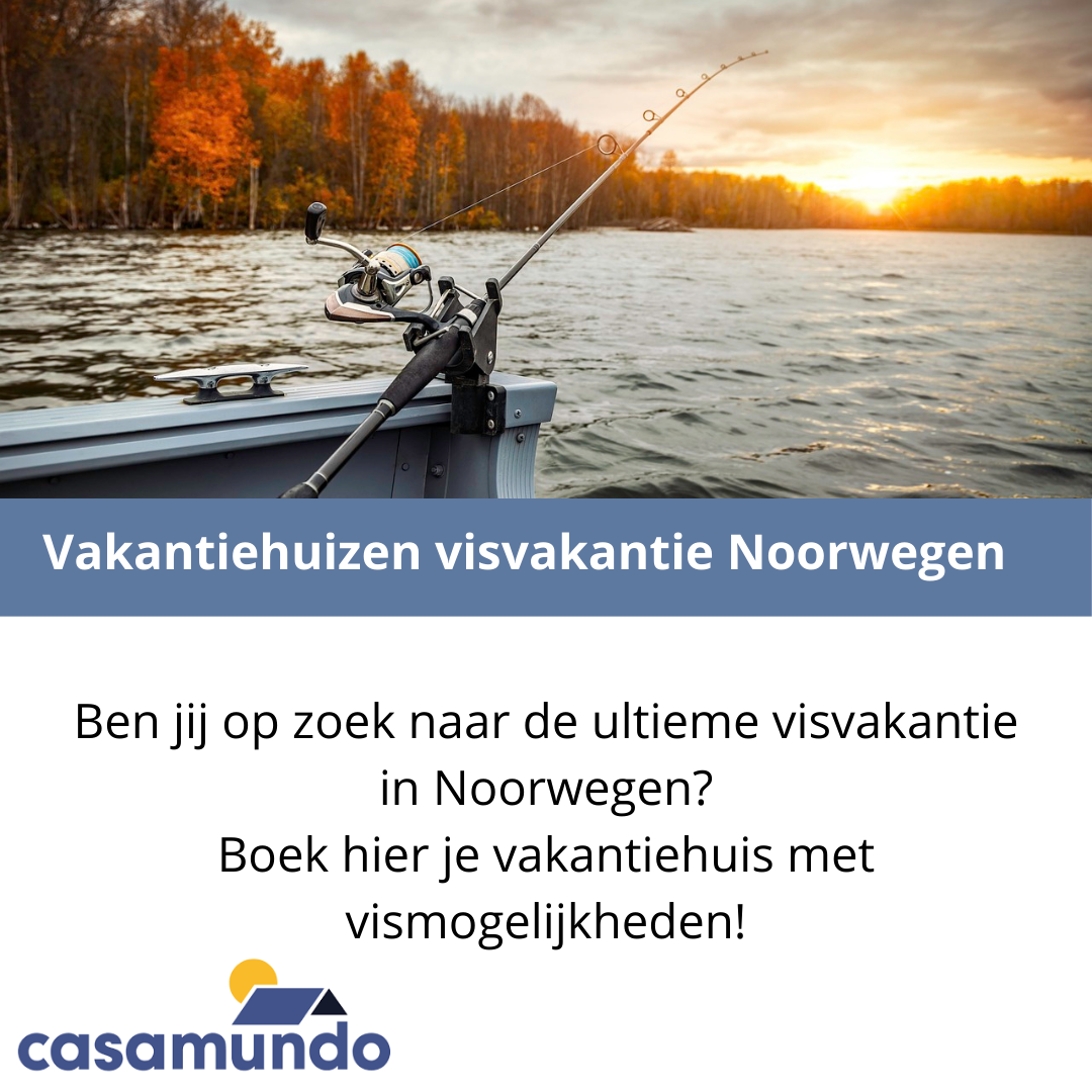 Een hengel ligt aan de zijkant van een boot in het water