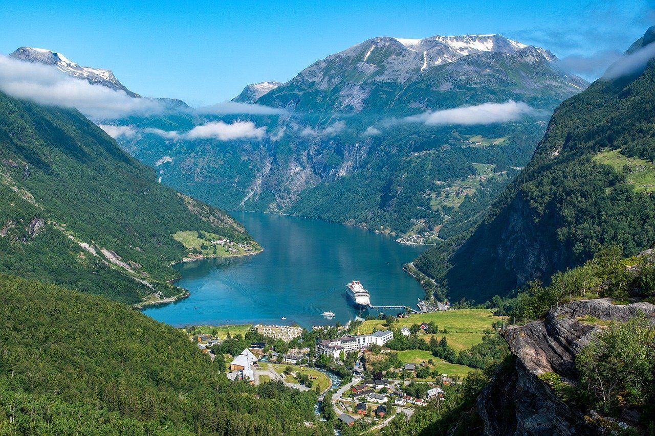 "Adembenemend uitzicht op de Geiranger,een van de mooiste fjorden van Noorwegen."