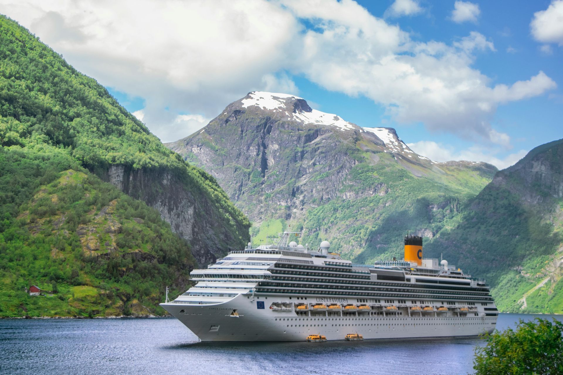 Fjorden, cruise Noorwegen