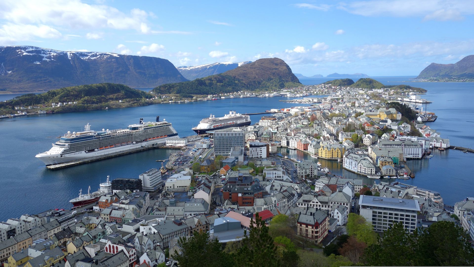 Ålesund, cruise Noorwegen