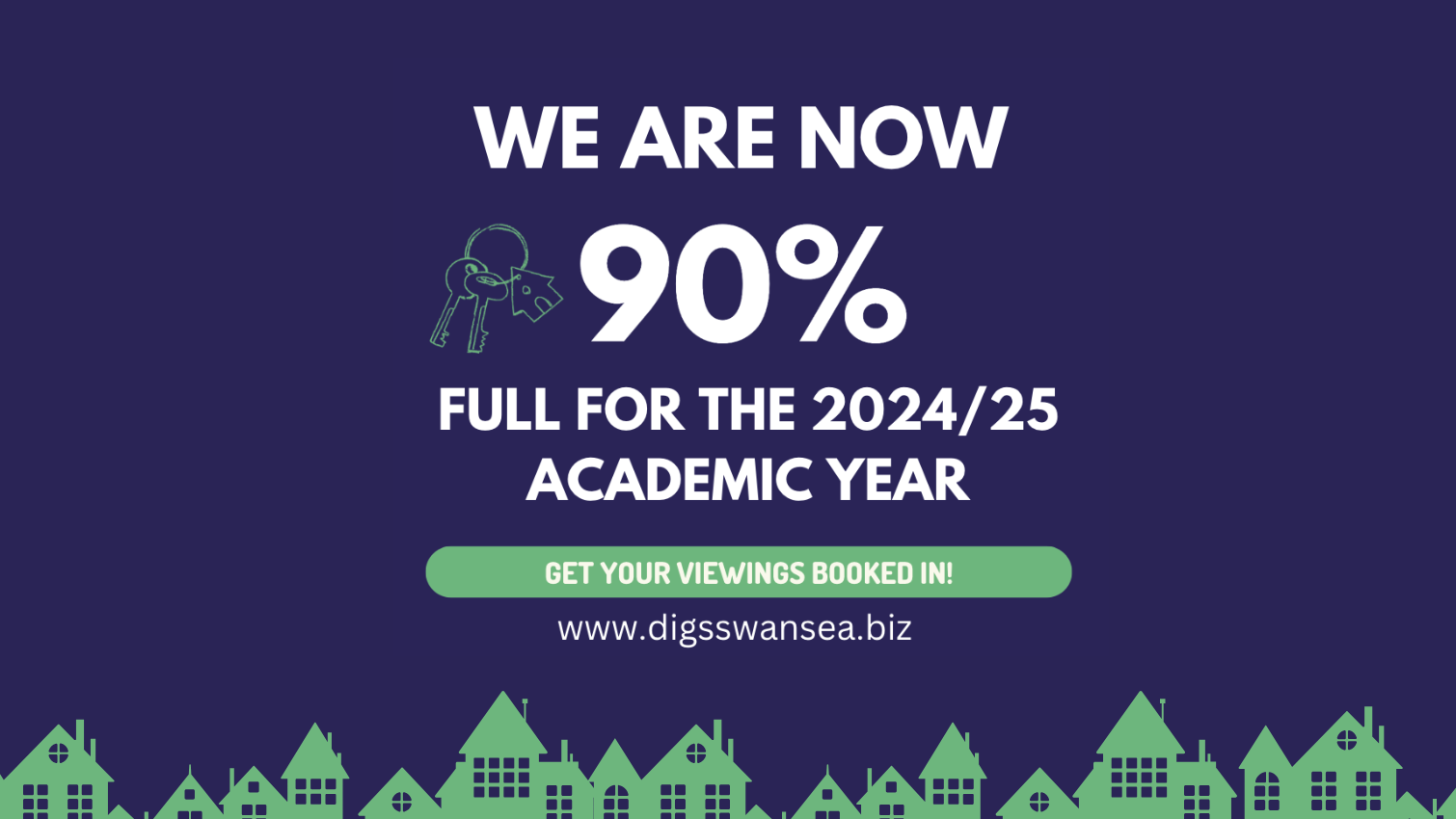 We Are Now More than 90% Full For the 2024/25 Academic Year!