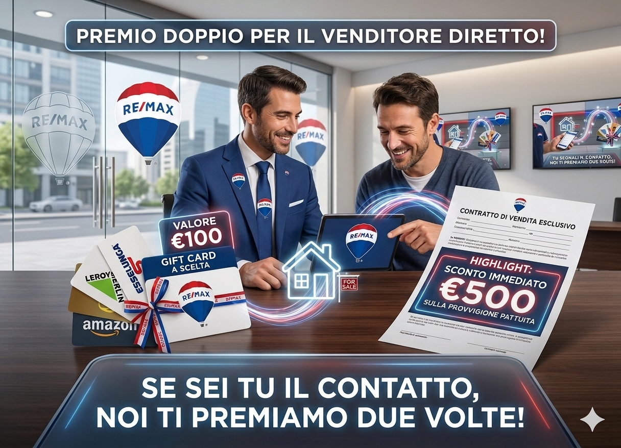 Immagine rappresentativa della pagina omaggio per te con gift card 100 euro e 600 euro e due perosne che sorridono