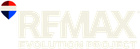 logo principale di ReMax Evolution Project versiono monocolore bianco