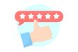 Immagine cinque stelle recensioni