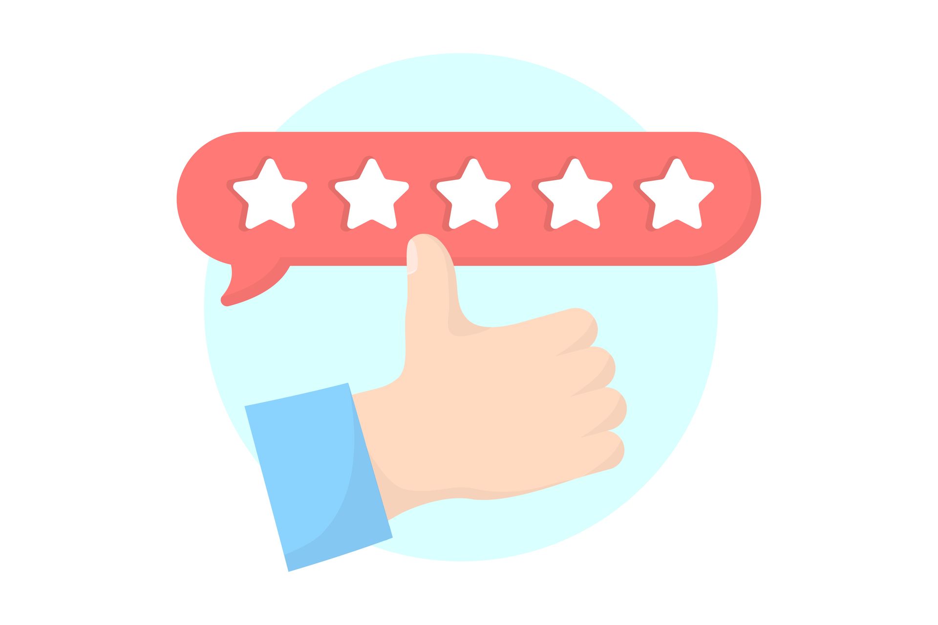 Immagine cinque stelle recensioni