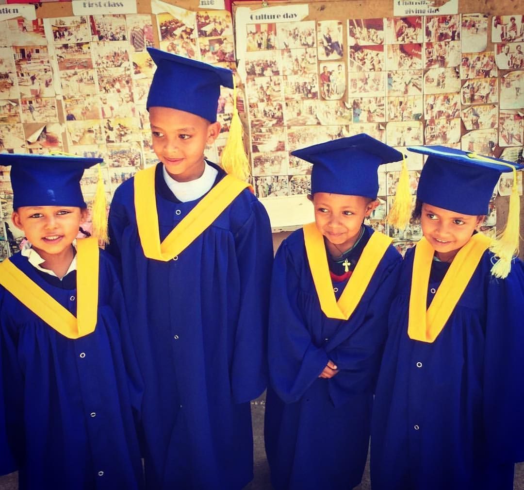 Students in Ethiopia graduating