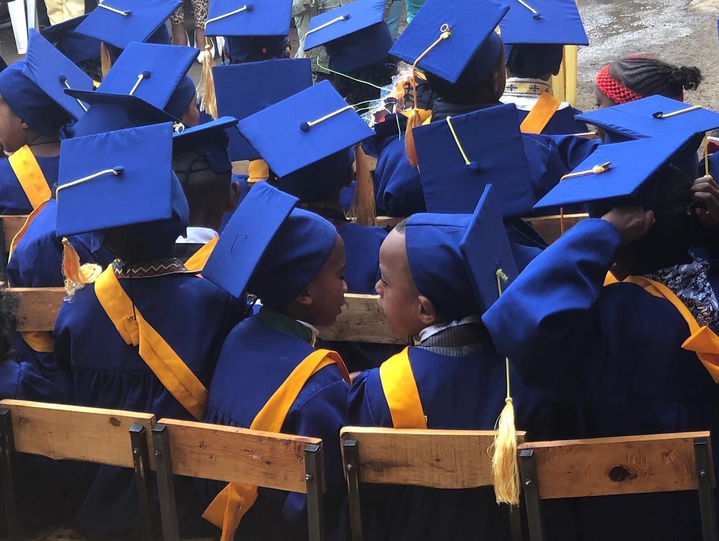 Students in Ethiopia graduating