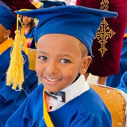 Students in Ethiopia graduating