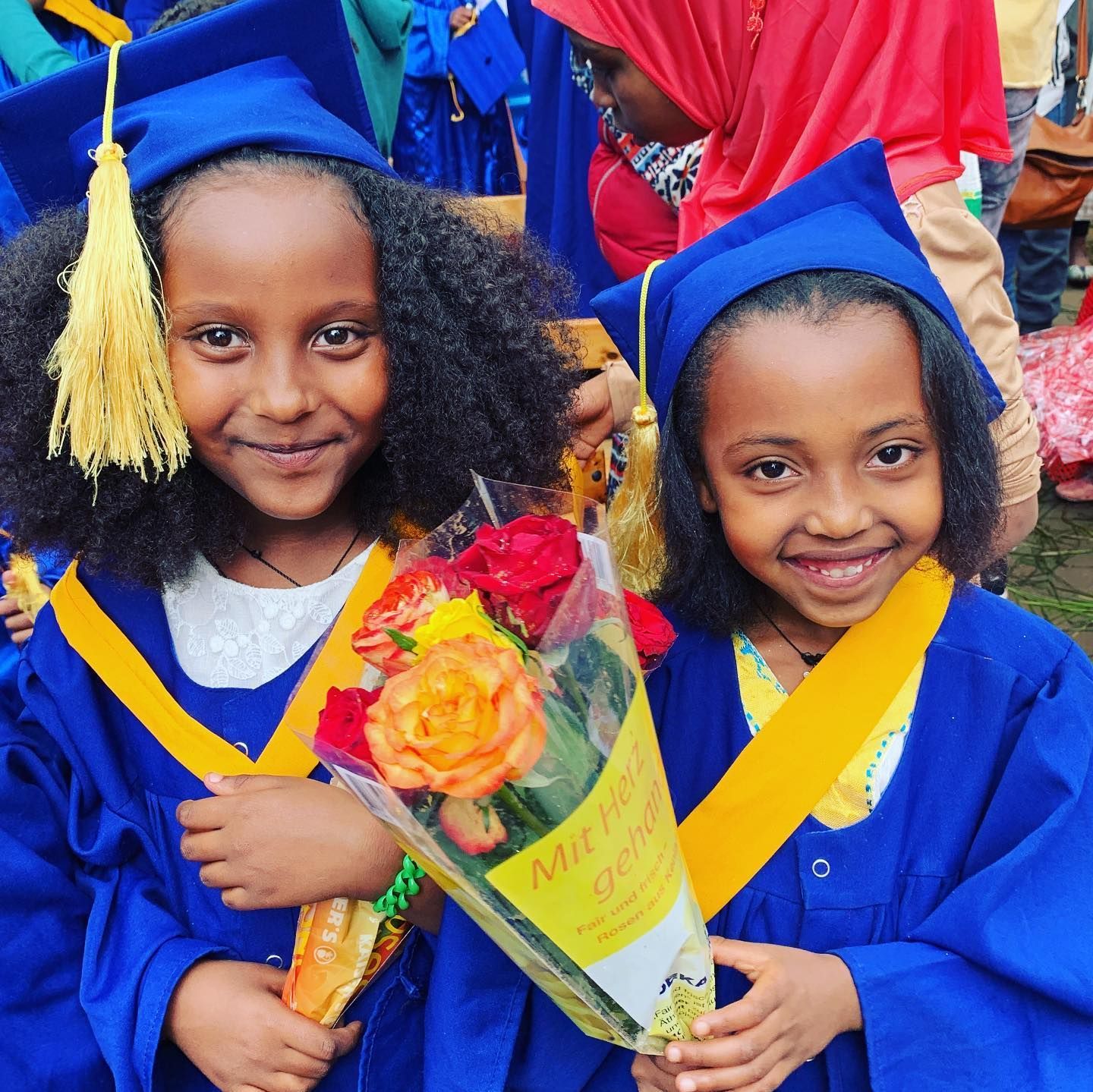 Students in Ethiopia graduating