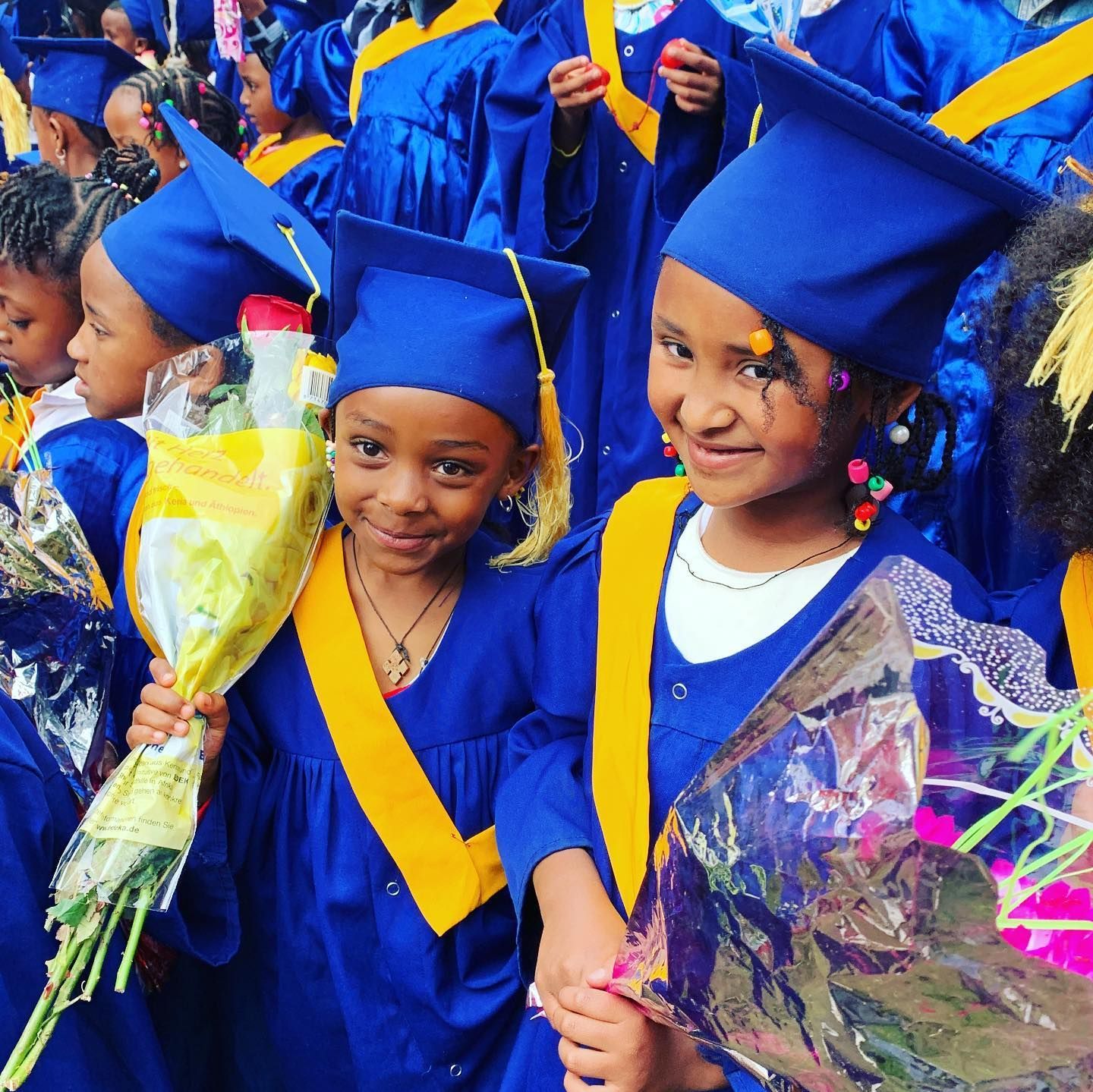 Students in Ethiopia graduating