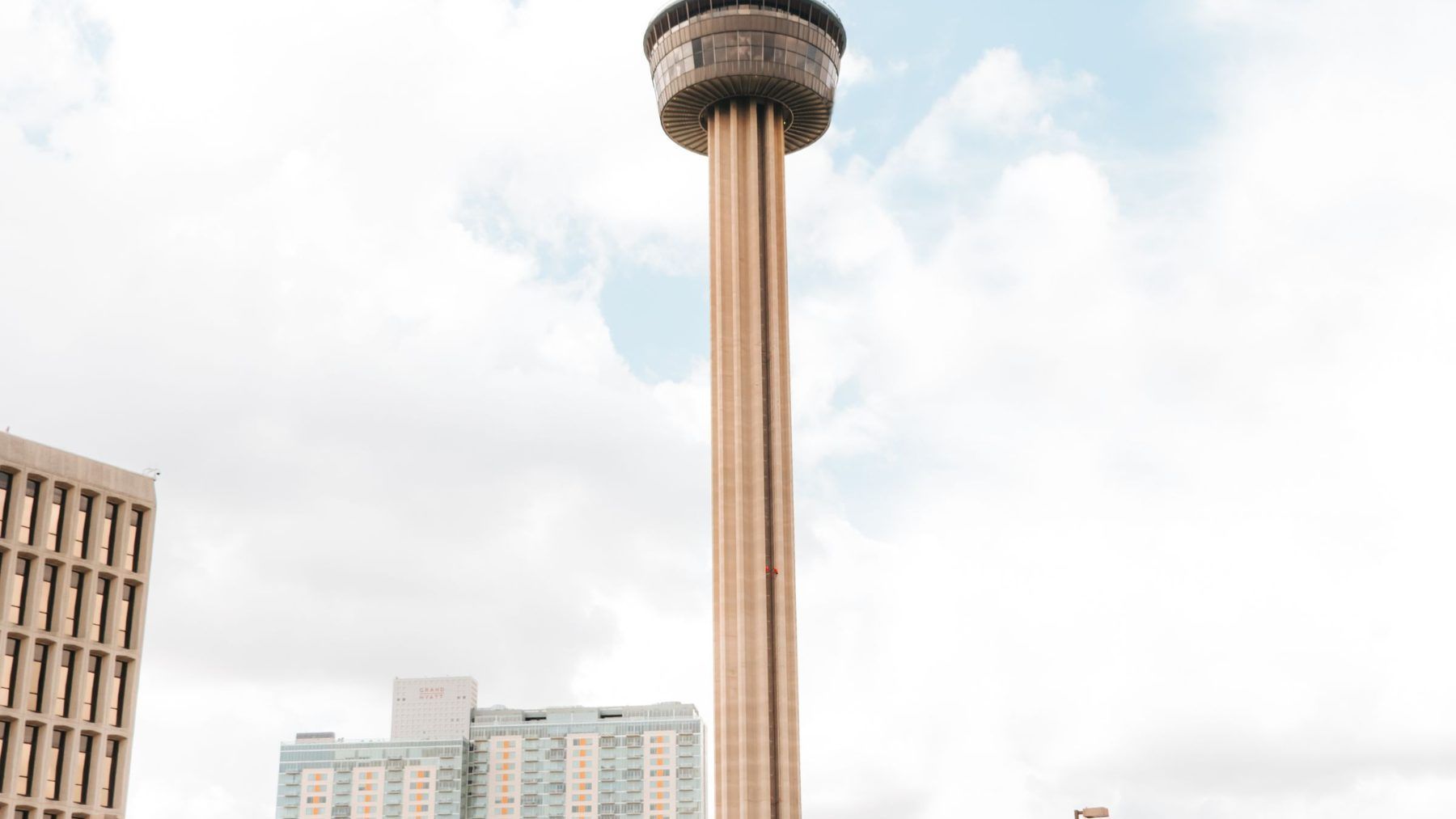 The Tower of the Americas above downtown San Antonio