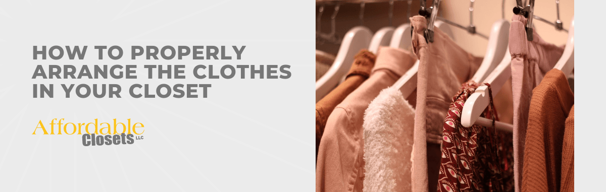 This article will provide several methods for organizing the clothes in your closet
