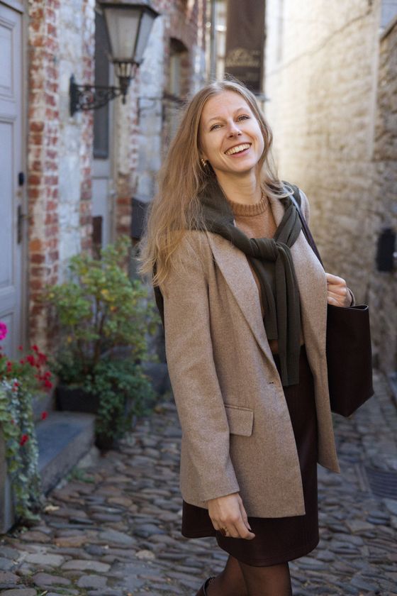 Felice in gezellige straat