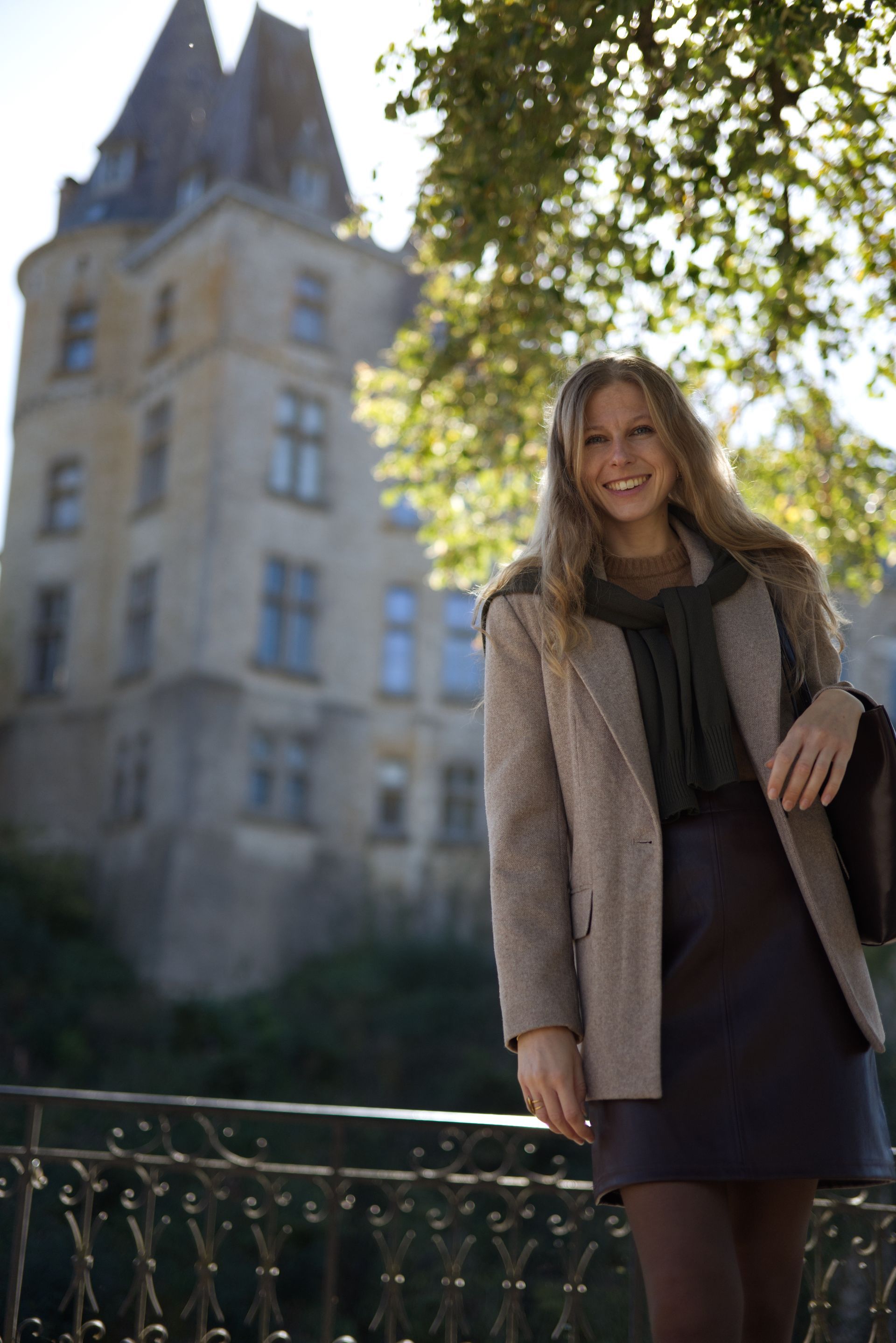Felice bij kasteel