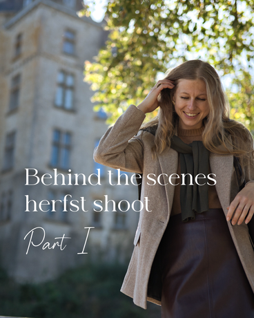 Afbeelding van Instagram post over behind the scenes herfst shoot