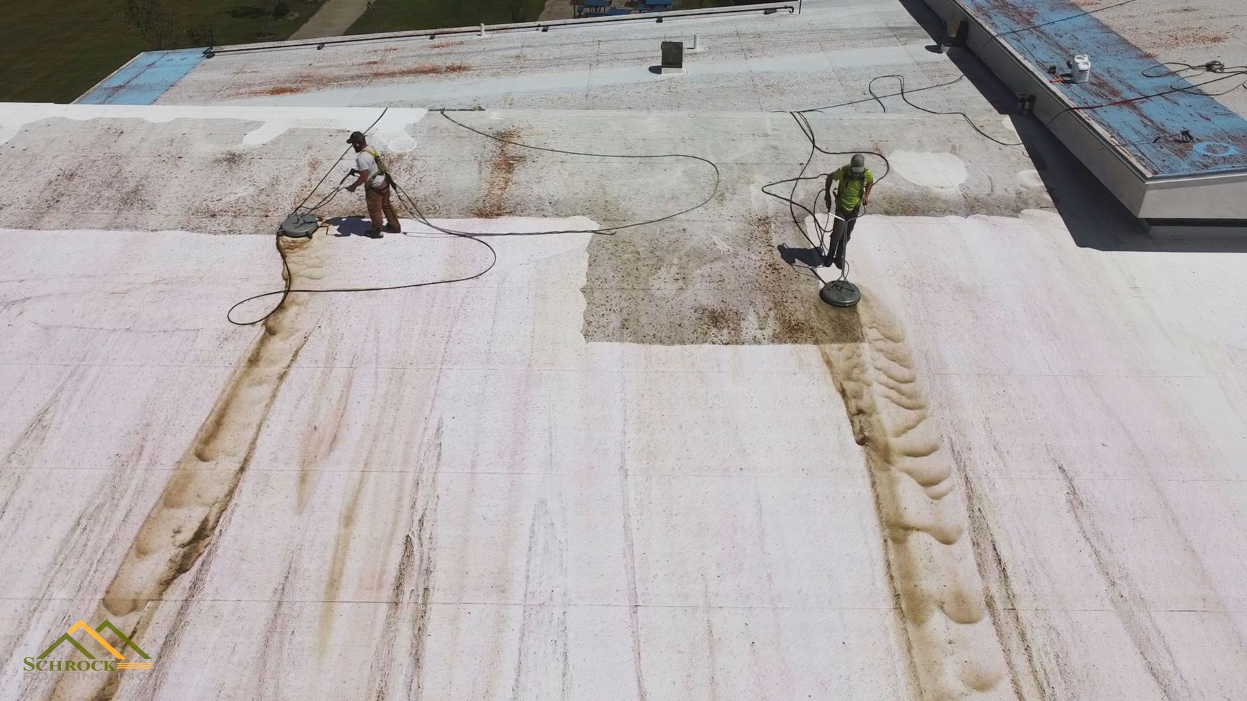 Commercial roof rejuvenation in Choteau, MT