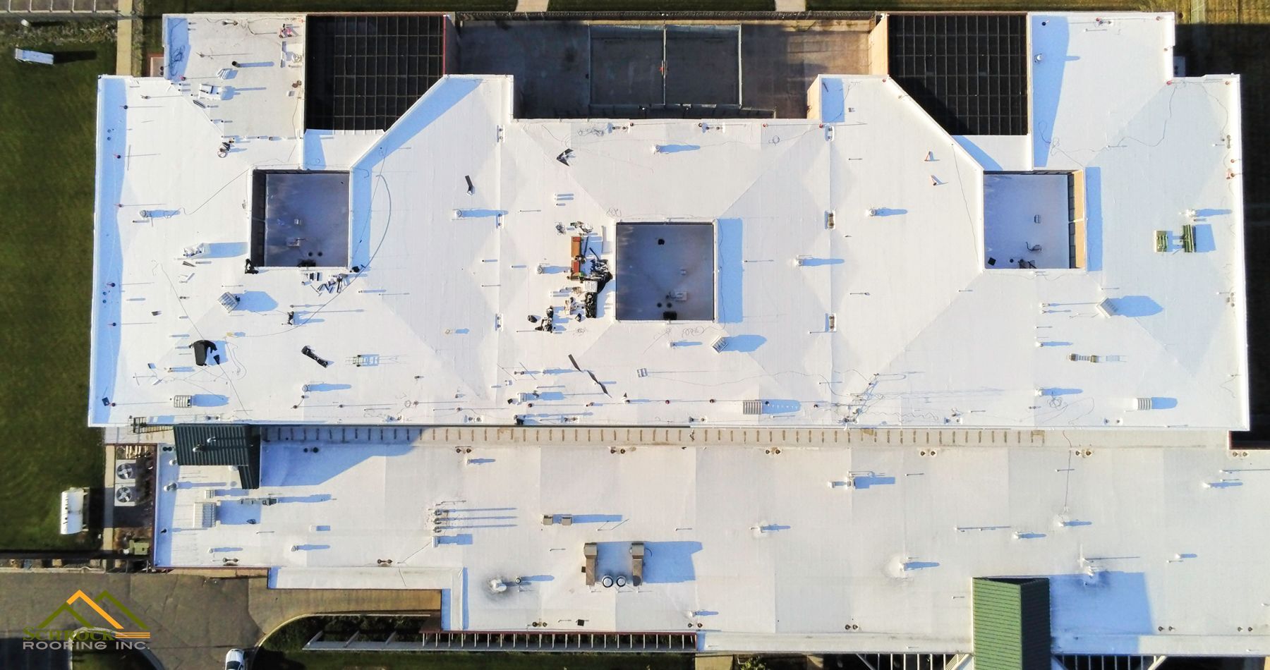 Completed 97,000-square-foot PVC commercial roofing project at the Missoula Detention Center
