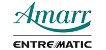 Amarr and Entrematic logos in teal and black on a white background