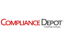 Compliance Depot logo with red and black text on a white background