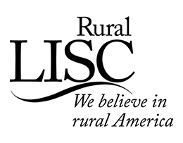 A logo for rural lisc that says we believe in rural america