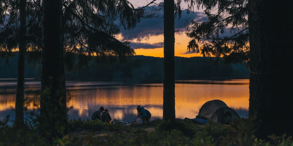 Oceanfront camping at Acadia National Park