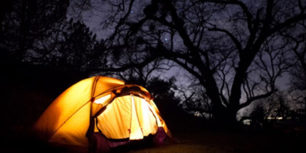 Ocean view camping at Assateague Island National Seashore