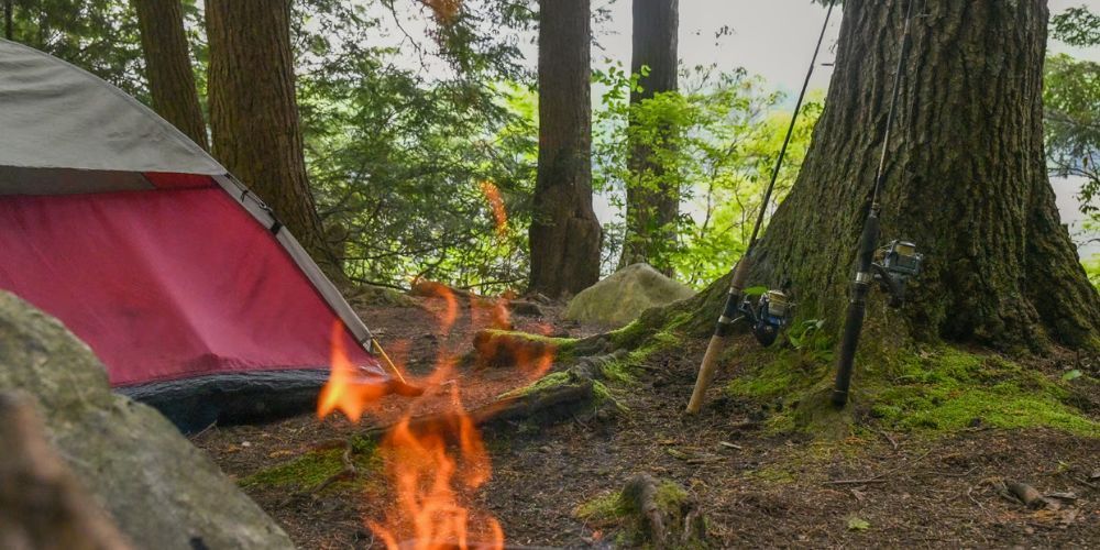 Beachside camping at Cape Cod National Seashore