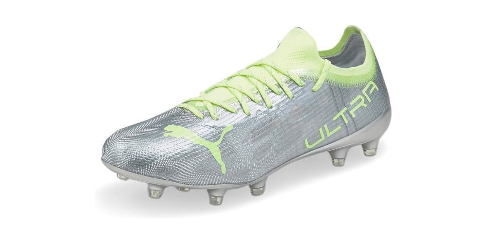 Professional soccer player wearing top-rated cleats