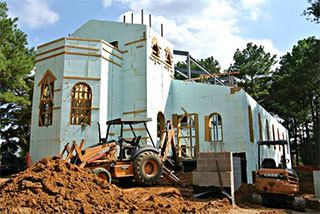 Site utilities for a church