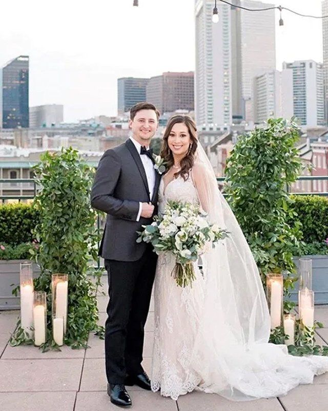 Happy newlywed