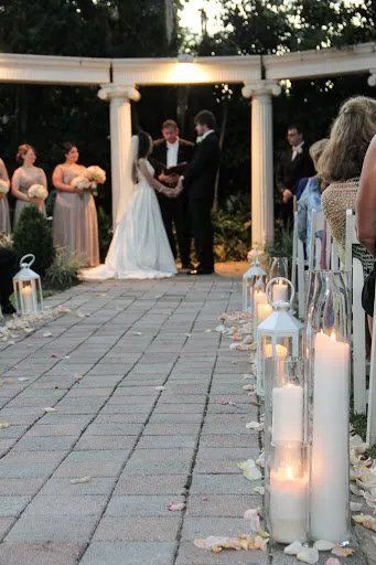 Jillian and charles in wedding ceremony