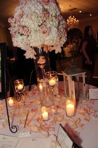 Table design on wedding ceremony