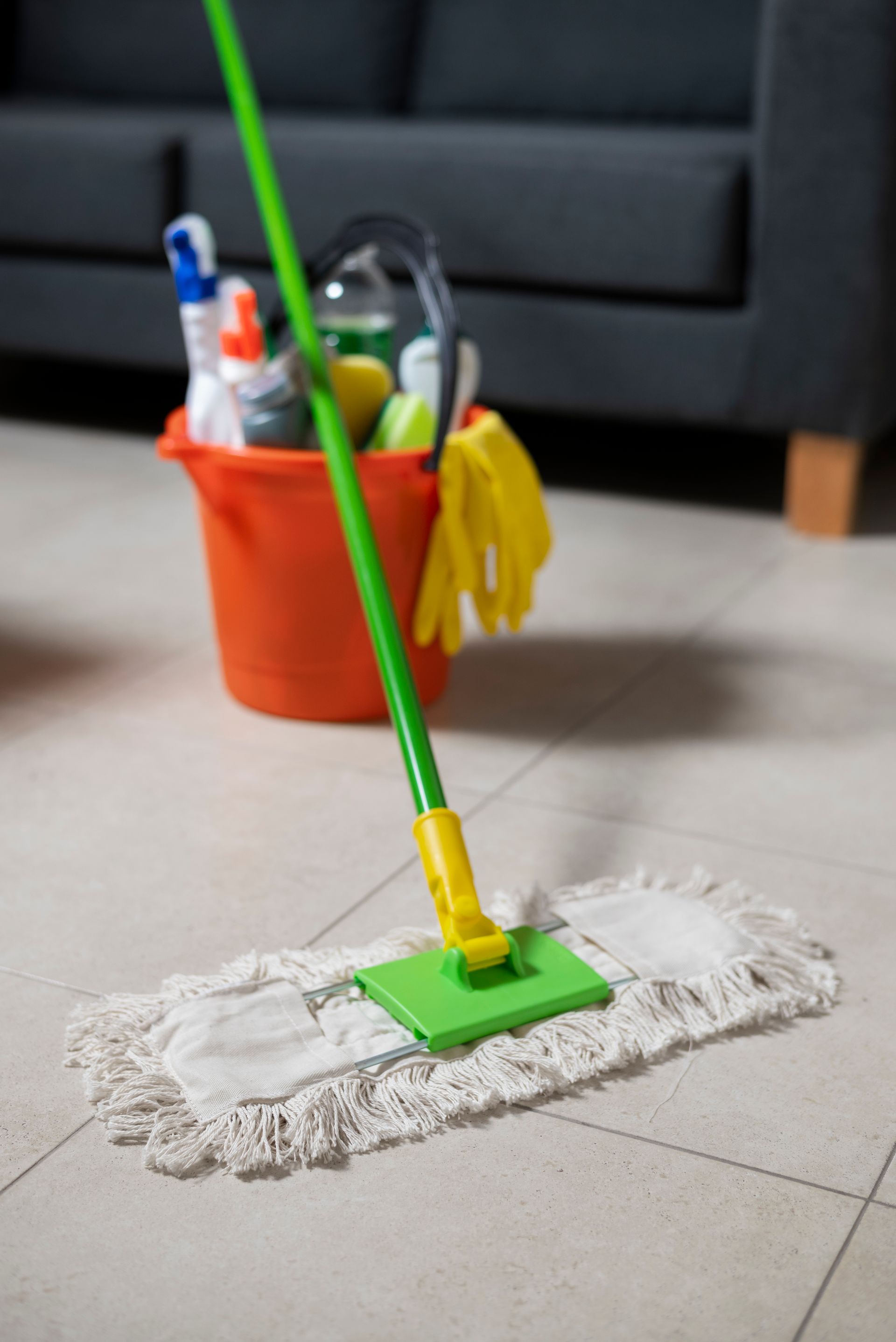 A person is cleaning a carpet of a church in Vancouver, WA.