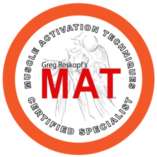 Orange circle logo for Muscle Activation Techniques. Text includes 