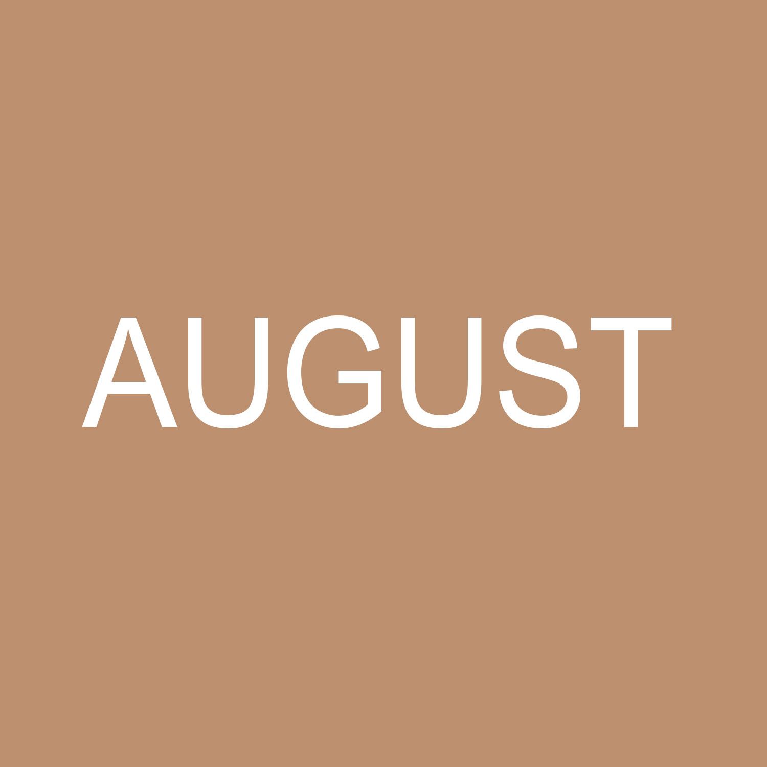 August newsletter
