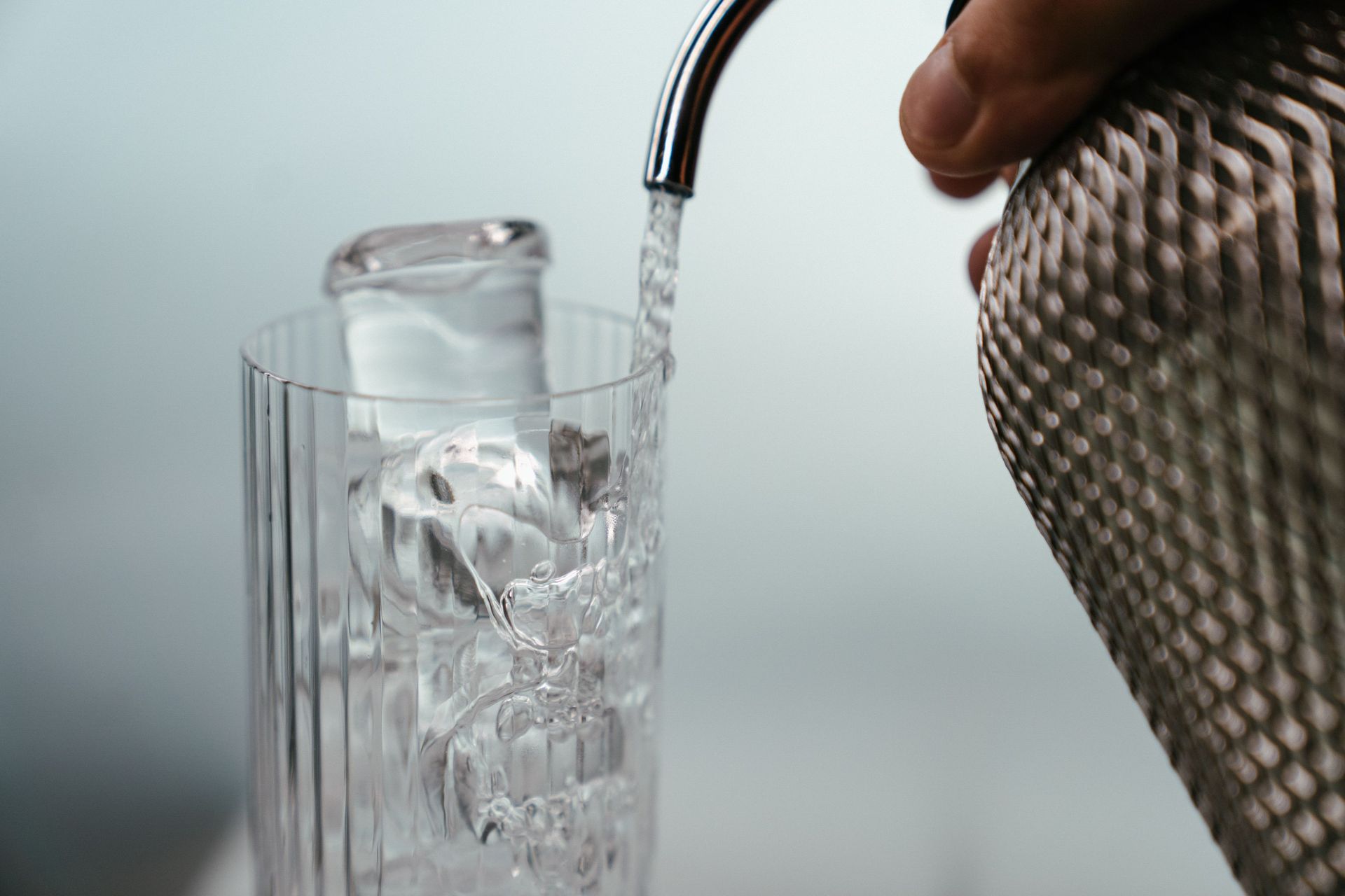 Sifones de soda con burbujas y bebidas