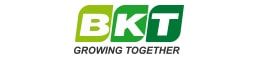 BKT logo in green and white with the slogan “GROWING TOGETHER” underneath.