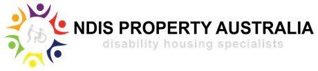 The logo for ndis property australia disability housing specialists